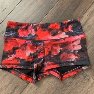 Fleo Dark Red Roses Original Shorts